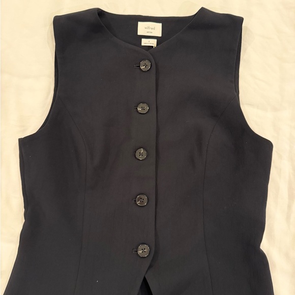 Wilfred Aritzia Black Regal Vest - Picture 2 of 5